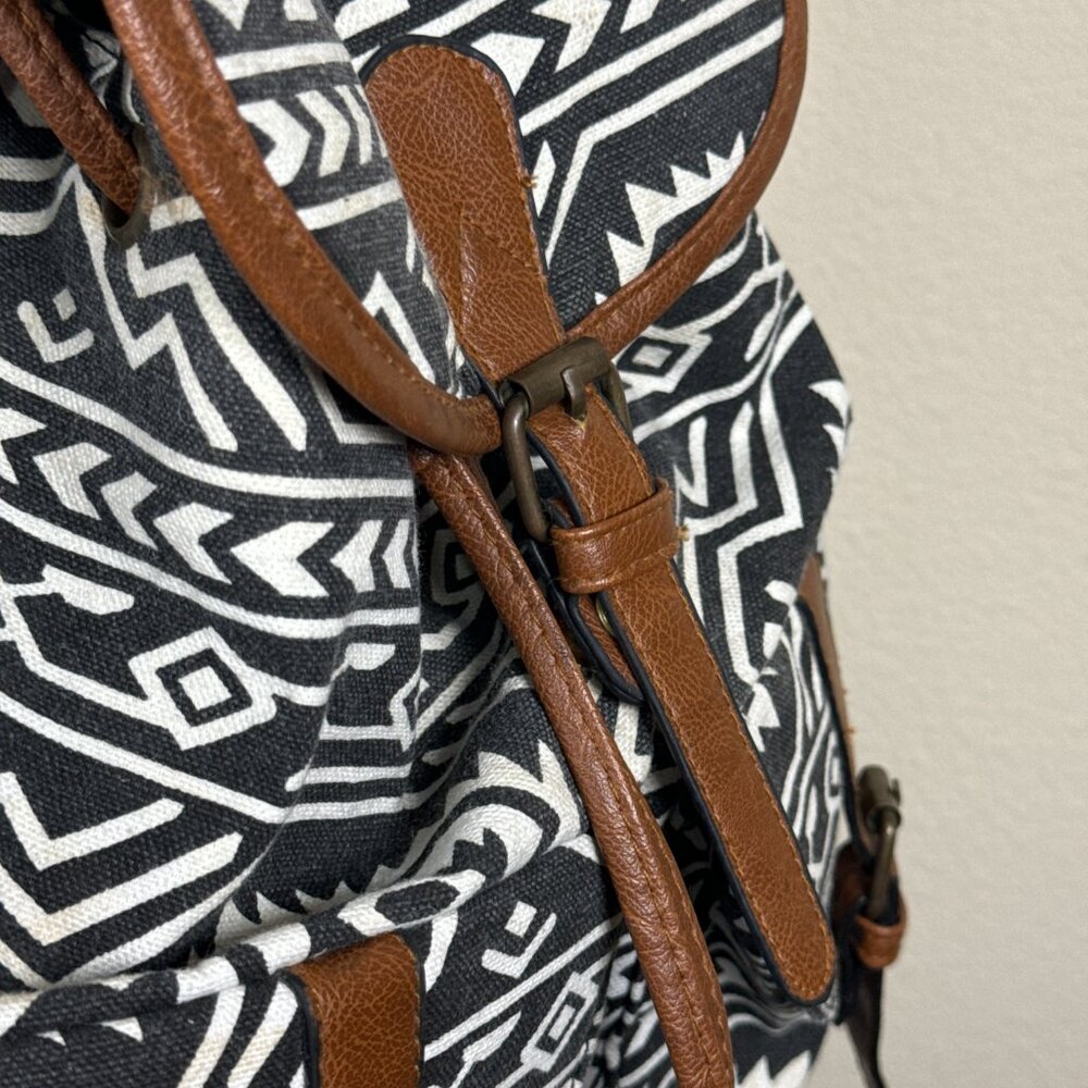 Tribal Print Ortega Backpack Outdoor Natural Southwest Aztec Style Adult Bag - Picture 5 of 7